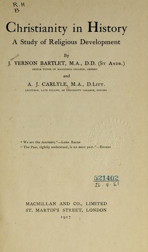 Cover for Christianity in history