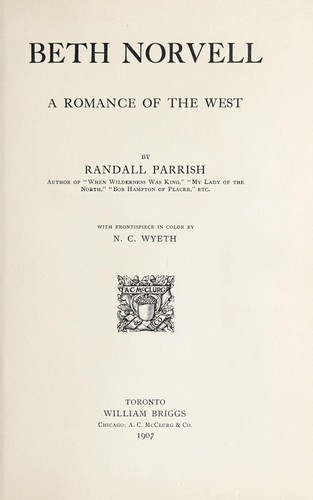 Cover for Beth Norvell