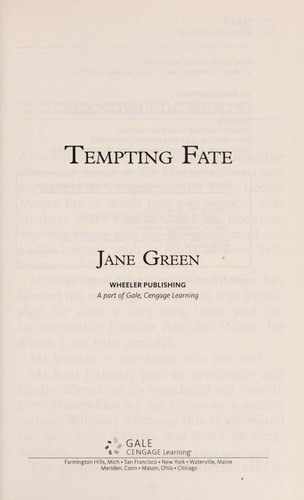 Cover for Tempting Fate
