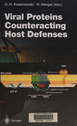 Cover for Viral proteins counteracting host defenses
