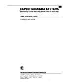 Cover for Expert database systems