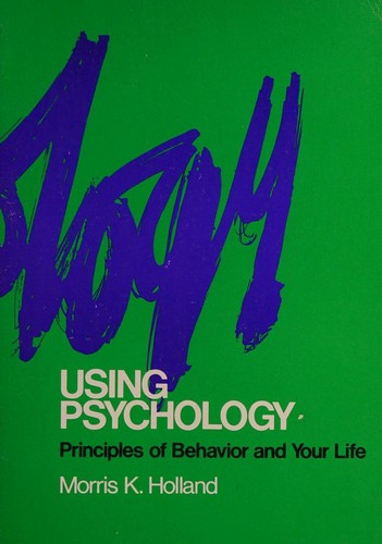 Cover for Using psychology