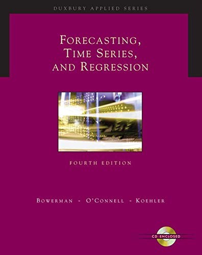 Cover for Forecasting, time series, and regression
