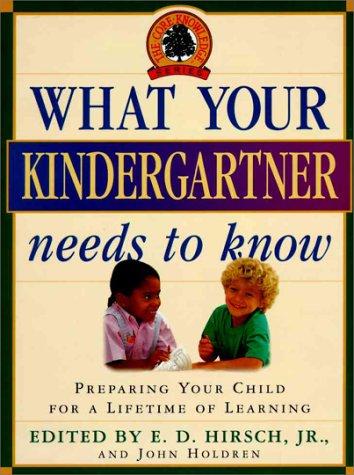 Cover for What your kindergartner needs to know