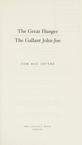 Cover for The great hunger