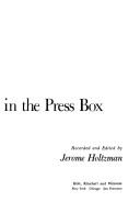Cover for No cheering in the press box.