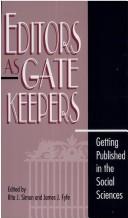 Cover for Editors as gatekeepers