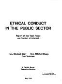 Cover for Ethical conduct in the public sector