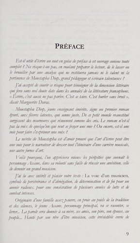 Cover for La voie d'un musicien