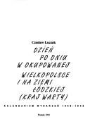 Cover for Dzień po dniu w okupowanej Wielkopolsce i na ziemi łódzkiej (Kraj Warty)