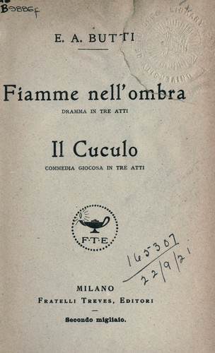 Cover for Fiamme nell'ombra