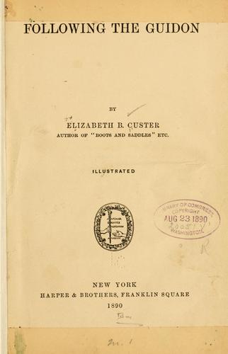 Cover for Following the guidon