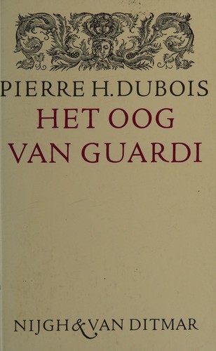 Cover for Het oog van Guardi.