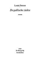 Cover for De gallische ziekte