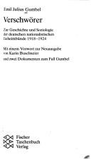 Cover for Verschwörer