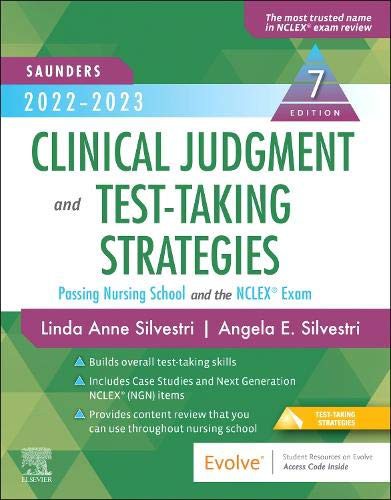 Cover for Saunders 2022-2023 Clinical Judgment and Test-Taking Strategies