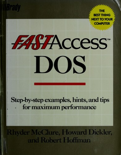Cover for Fast access/DOS