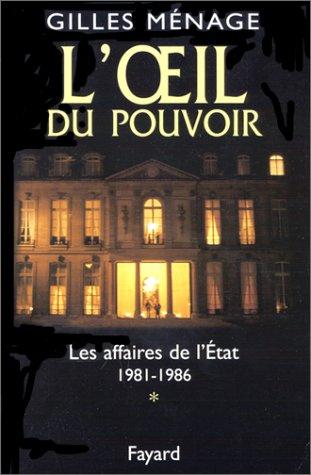 Cover for L' œil du pouvoir