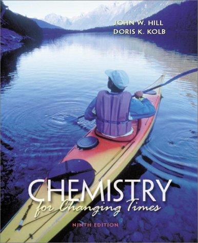 Cover for Chemistry for changing times.