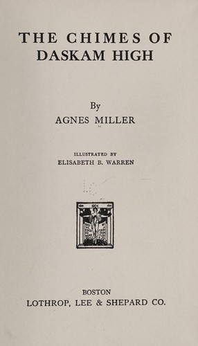 Cover for The chimes of Daskam high
