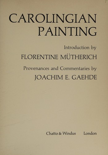 Cover for Carolingian painting