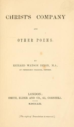 Cover for Christ's company