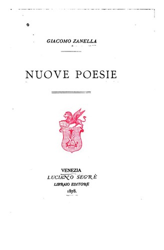 Cover for Nuove poesie