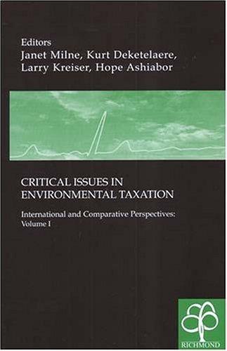 Cover for Critical Issues in Environmental Taxation: Volume I