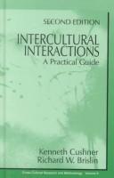 Cover for Intercultural interactions