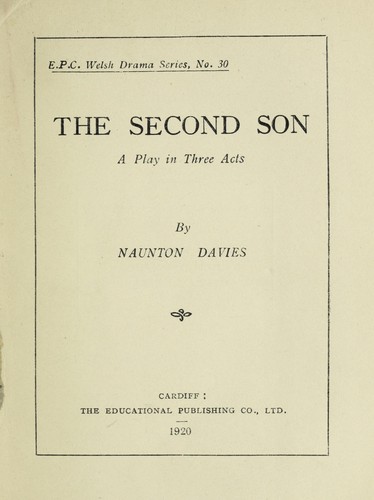 Cover for The second son