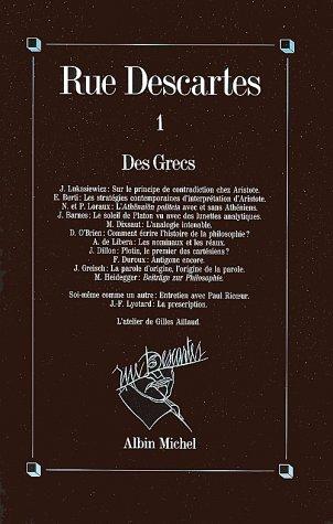 Cover for Rue Descartes, tome 1 
