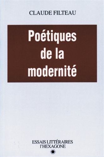 Cover for Poétiques de la modernité, 1895-1948