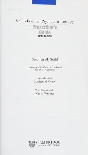 Cover for Stahl's Essential Psychopharmacology - Prescriber's Guide