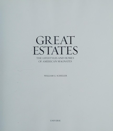 Cover for Great estates