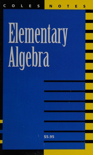 Cover for Elementary Algebra Notes
