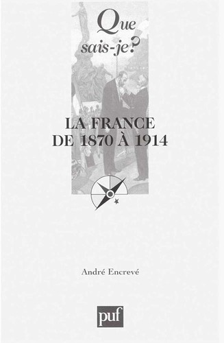 Cover for La France de 1870 à 1914