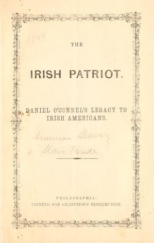 Cover for The Irish patriot