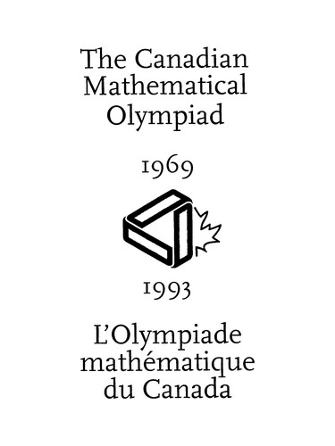 Cover for The Canadian Mathematical Olympiad 1969-1993