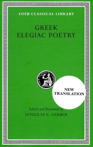 Cover for Greek Elegiac Poetry