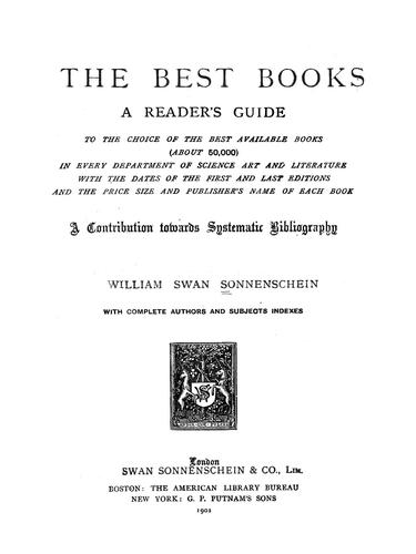 Cover for The best books