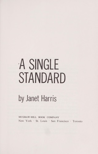 Cover for A single standard.