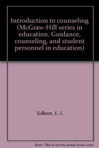 Cover for Introduction to counseling