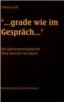 Cover for -- grade wie im Gesprach--