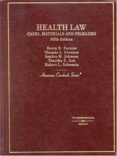 Cover for Health law