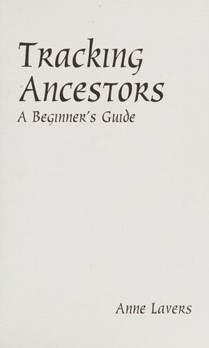 Cover for Tracking ancestors
