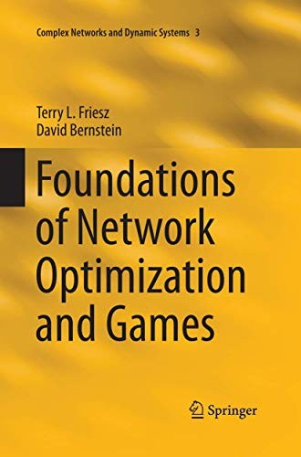 Cover for Foundations of Network Optimization and Games