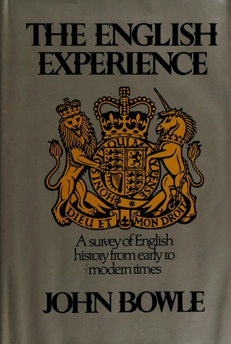 Cover for The English experience