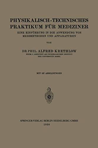 Cover for Physikalisch-technisches Praktikum für Mediziner
