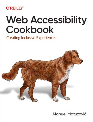 Cover for Web Accessibility Cookbook
