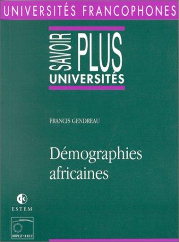 Cover for DÃ©mographies africaines